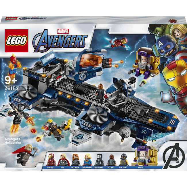 Конструкторы LEGO - Конструктор LEGO Super Heroes Marvel Avengers Геликарриер (76153)