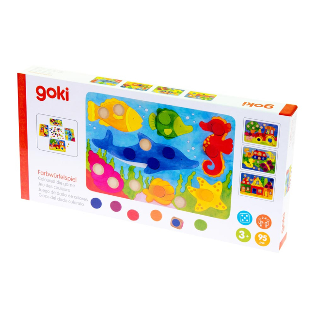 Настільні ігри - Настільна гра Goki Лото Різнобарвний світ (56705)