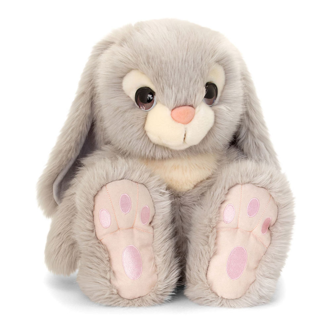 Мягкие животные - Мягкая игрушка Keel toys Сидящий кролик серый 25 см (SR2518/3)