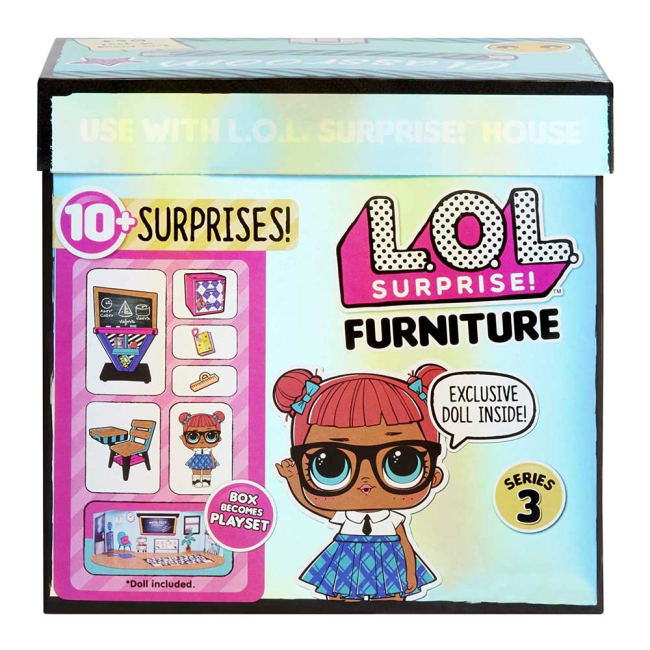 Куклы - Набор-сюрприз LOL Surprise Furniture S2 Класс Умницы (570028)