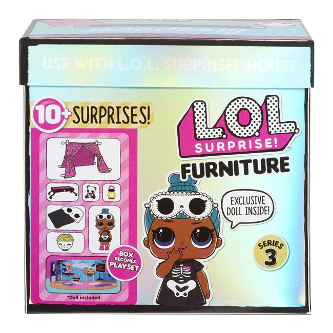 Ляльки - Набір-сюрприз LOL Surprise Furniture S2 Кімната Леді Сплюшки (570035)