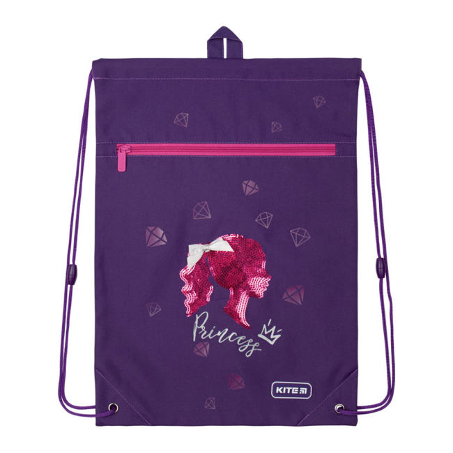 Рюкзаки и сумки - Сумка для обуви Kite Education Принцесса с карманом (K20-601M-11)