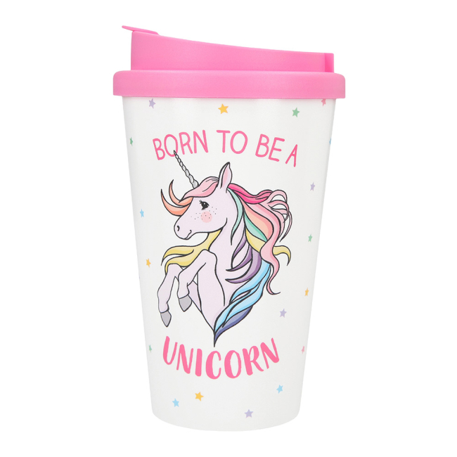 Чашки, склянки - Склянка Top Model Born to be a unicorn 350 мл з кришкою (042180/43)