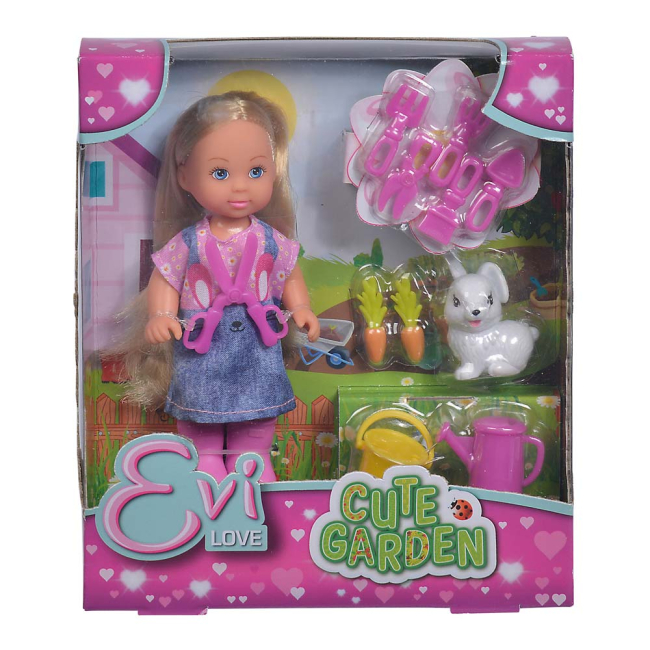 Ляльки - Лялька Steffi and Evi Love Еві Чудовий сад із улюбленцем 12 см (5733442)