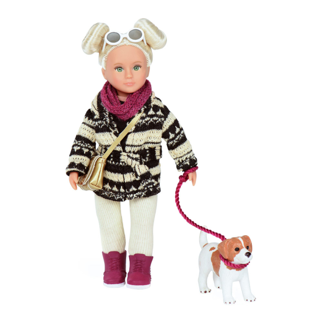 Ляльки - Лялька Lori Дакота із собачкою 15 см (LO31017Z)