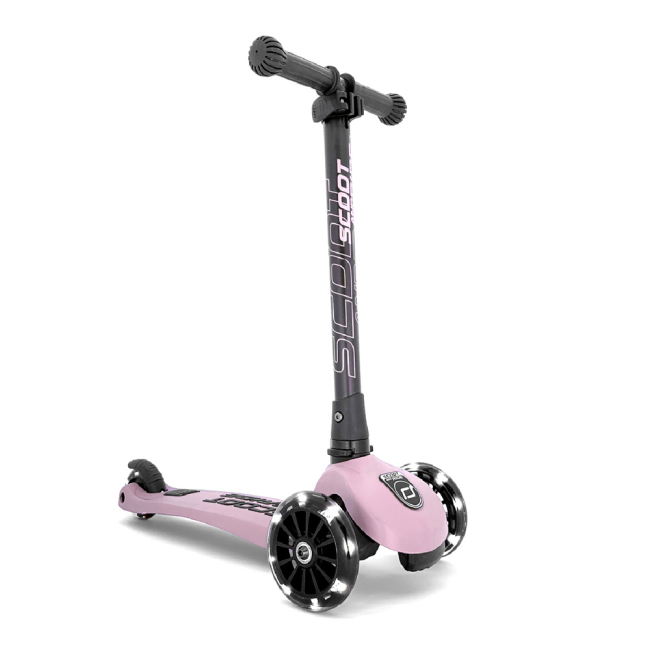 Самокати - Самокат Scoot & Ride Highwaykick-3 Пастельно-рожевий колеса світяться (SR-96346)