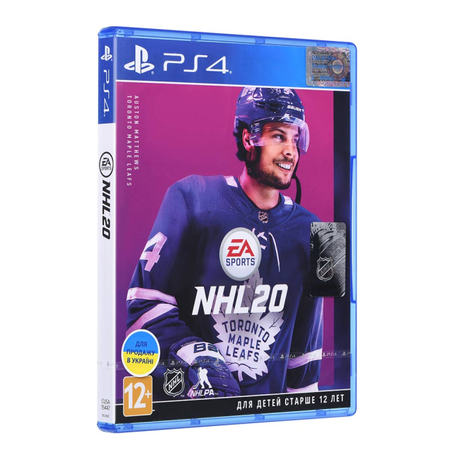 Ігрові приставки - Гра для консолі PlayStation NHL20 на BD диску російською (1055506)