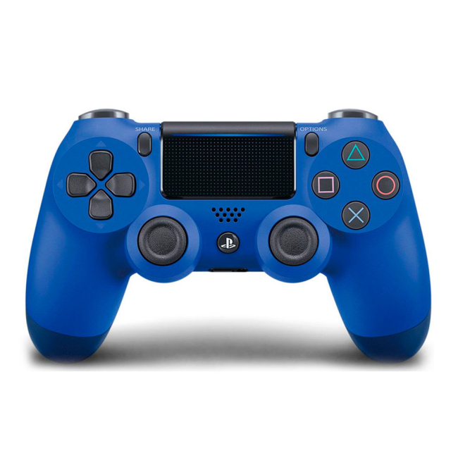 Игровые приставки - Геймпад PlayStation Dualshock V2 синий (9894155)