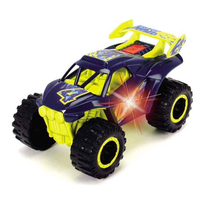 Автомодели - Машинка Dickie Toys Безумные гонки желто-синяя 12 см (3761000/3761000-3)