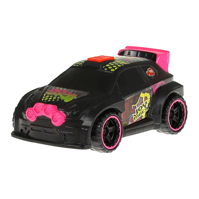 Автомоделі - Машинка Dickie Toys Шалені перегони чорно-рожева 12 см (3761000/3761000-4)