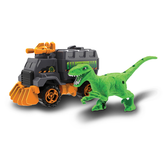 Транспорт і спецтехніка - Ігровий набір Road Rippers машинка і зелений динозавр (20075)