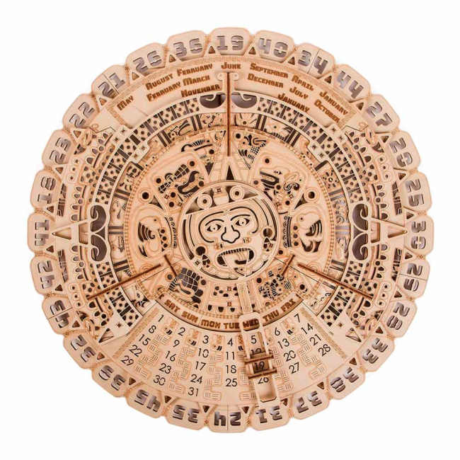 3D-пазлы - Трехмерный пазл Wood Trick Календарь Майя механический (4820195190555)