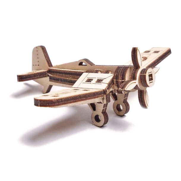 3D-пазлы - Трехмерный пазл Wood trick Самолет корсар механический (000W12)