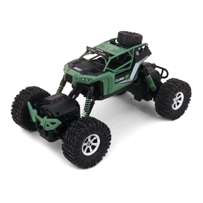 Радиоуправляемые модели - Машинка Crazon Crawler climb зеленая на радиоуправлении 1:16 (171601B/171601B-2)