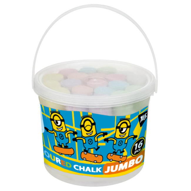Канцтовары - Цветные мелки Yes Jumbo Minions 16 шт (400380)