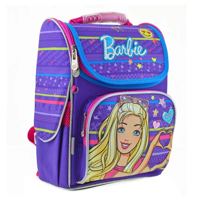 Рюкзаки и сумки - Рюкзак школьный YES H-11 Barbie каркасный (555154)