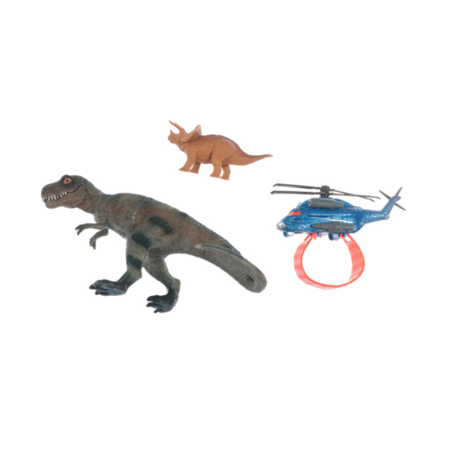Игрушки Trade In - Trade in! Набор игрушек Jurassic World 2 Вертолет-транспортер с трицератопсом (FMY31/FMY44)