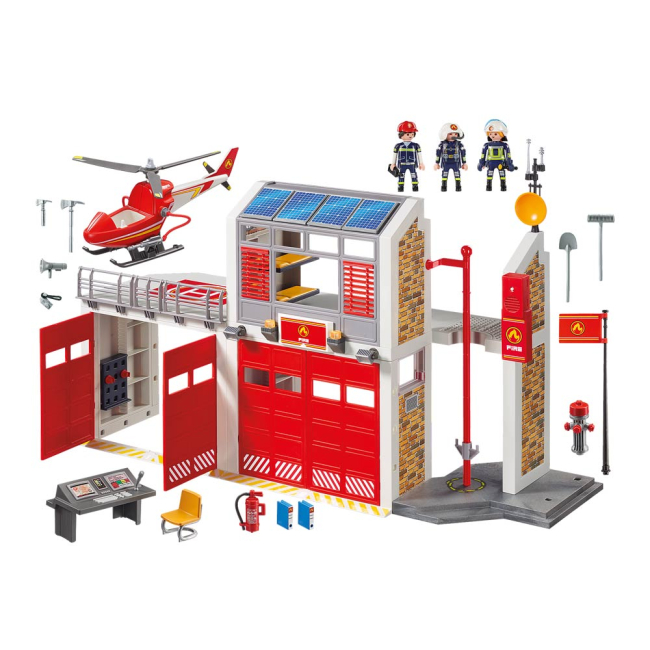 Конструкторы с уникальными деталями - Конструктор Playmobil City action Пожарная станция (9462) (6335878)