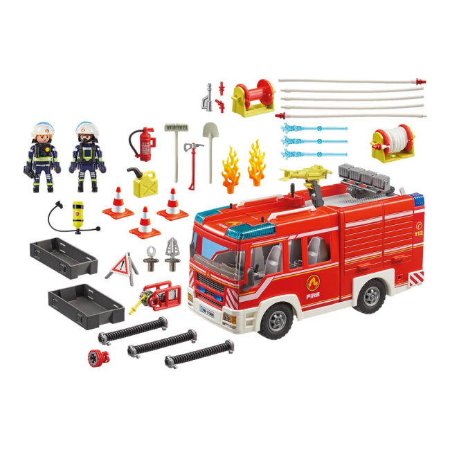 Конструкторы с уникальными деталями - Конструктор Playmobil City action Пожарная машина (9464) (6335880)