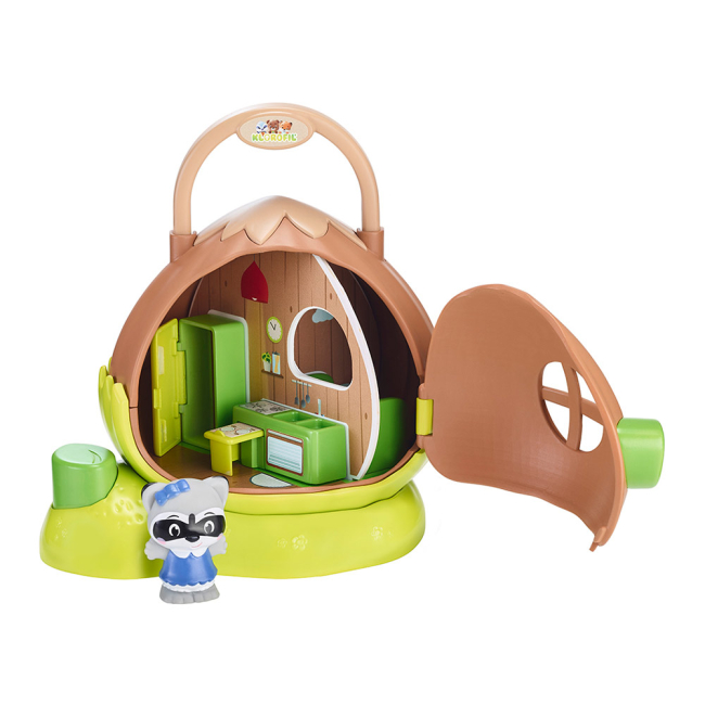 Фигурки животных - Игровой набор Klorofil Домик в орешке и фигурка (700205F)