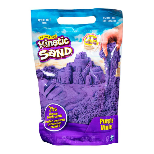 Антистресс игрушки - Кинетический песок Kinetic Sand Colour фиолетовый 907 г (71453P)