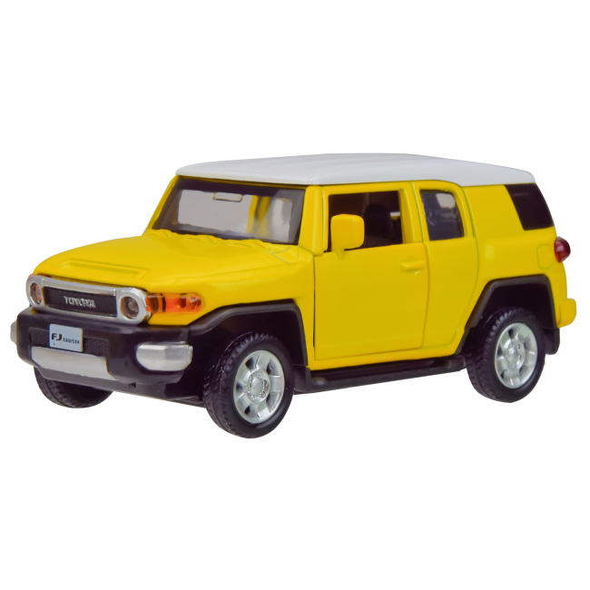 Автомодели - Автомодель Автопром Toyota FJ Cruiser желтая 1:43 (4305/4305-1)