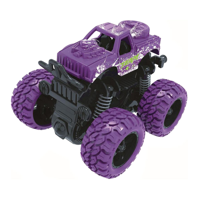 Транспорт и спецтехника - Машинка Funky toys Внедорожник 4x4 фиолетовый инерционный (60002)