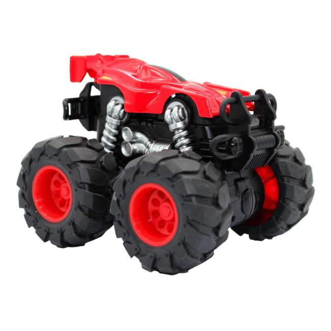 Транспорт і спецтехніка - Позашляховик Funky Toys F1 з подвійною фрикцією 1:64 червоний (FT61037)