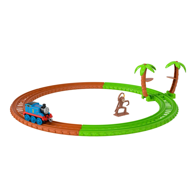Железные дороги и поезда - Игровой набор Thomas and Friends Веселые джунгли (GJX83)