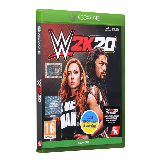 Игровые приставки - Игра для консоли Xbox One WWE 2K20 на BD диске с субтитрами на русском (5026555361262)