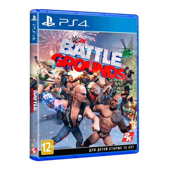 Игровые приставки - Игра для консоли PlayStation WWE Battlegrounds на BD диске на английском (5026555428682)