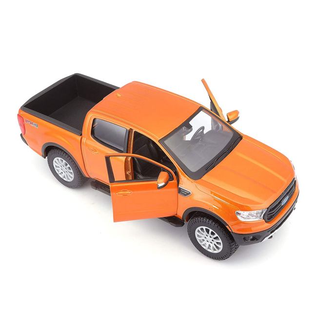 Автомодели - Автомодель Maisto Ford Ranger 2019 оранжевый 1:24 (31521 met. orange)