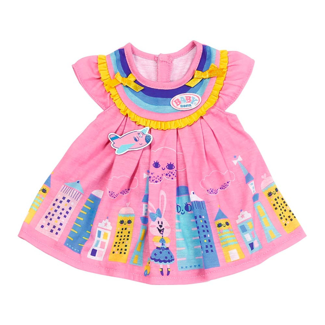 Одежда и аксессуары - Набор одежды для куклы Baby Born Розовое платье (828243-1)