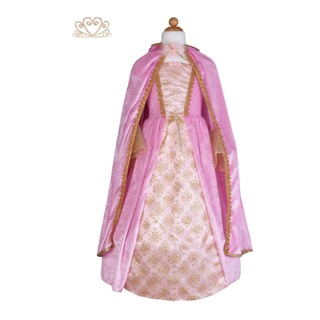 Костюмы и маски - Набор Great Pretenders Princess Платье плащ и тиара на 7-8 лет (70570)
