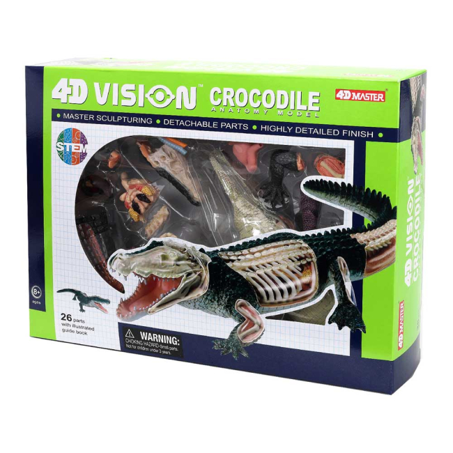 Навчальні іграшки - Об'ємна модель 4D Master Крокодил (FM-622034)