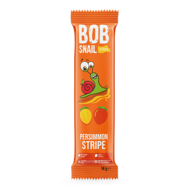 Солодощі - Натуральні цукерки Bob Snail Хурма (4820219342458)