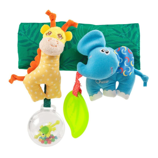 Підвіски, мобілі - Іграшка на коляску Chicco Жирафа Джилбі та Слоненя Елі (10060.00)