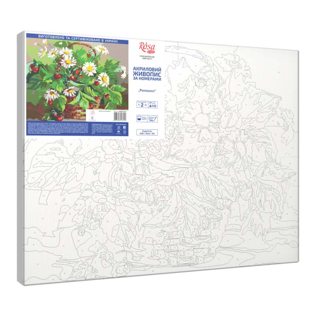 Товари для малювання - Картина за номерами Rosa Start Ромашки 35 x 45 см (N00013453)