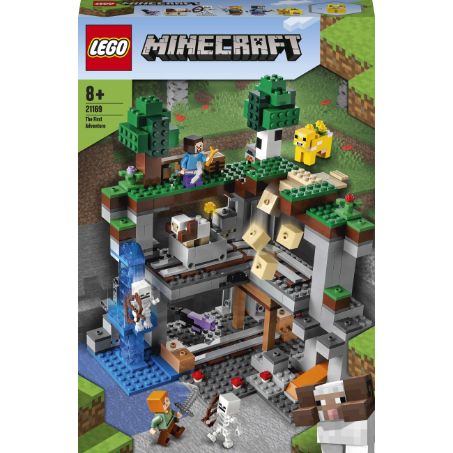Конструктори LEGO - Конструктор LEGO Minecraft Перша пригода (21169)