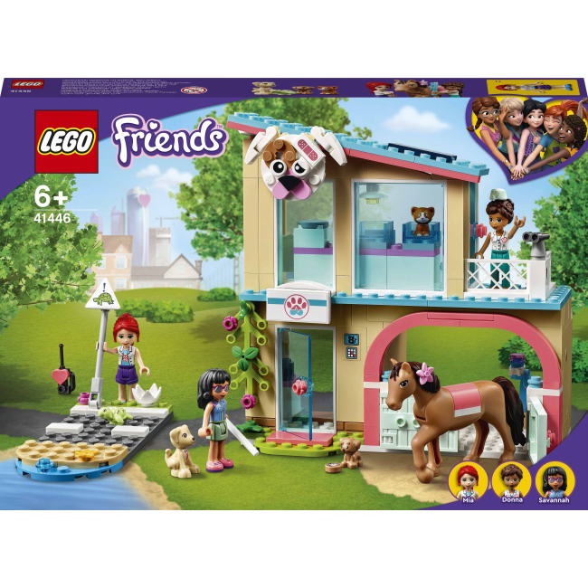 Конструктори LEGO - Конструктор LEGO Friends Ветеринарна клініка в Хартлейк-Сіті (41446)