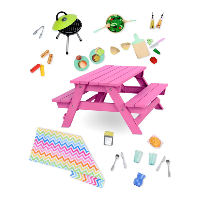 Меблі та будиночки - Ігровий набір Our Generation Стіл для пікніка (BD37973)