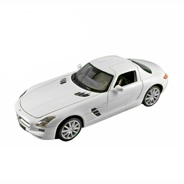 Автомодели - Автомодель Welly Mercedes Benz SLS AMG белая (24025W/1)