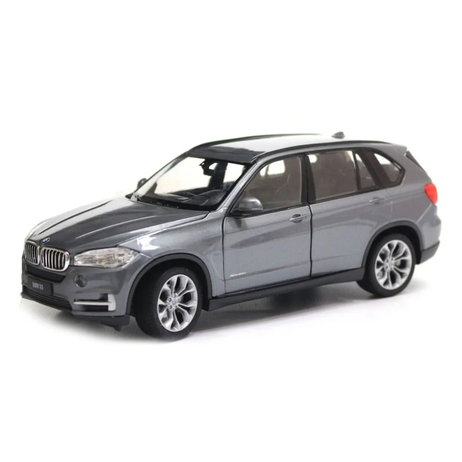Автомодели - Автомодель Welly BMW X5 серая 1:24 (24052W/1)