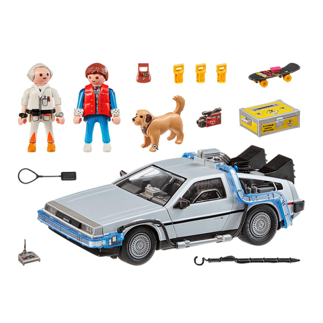 Конструкторы с уникальными деталями - Конструктор Playmobil Back to the Future Автомобиль Делориан (70317) (6336710)