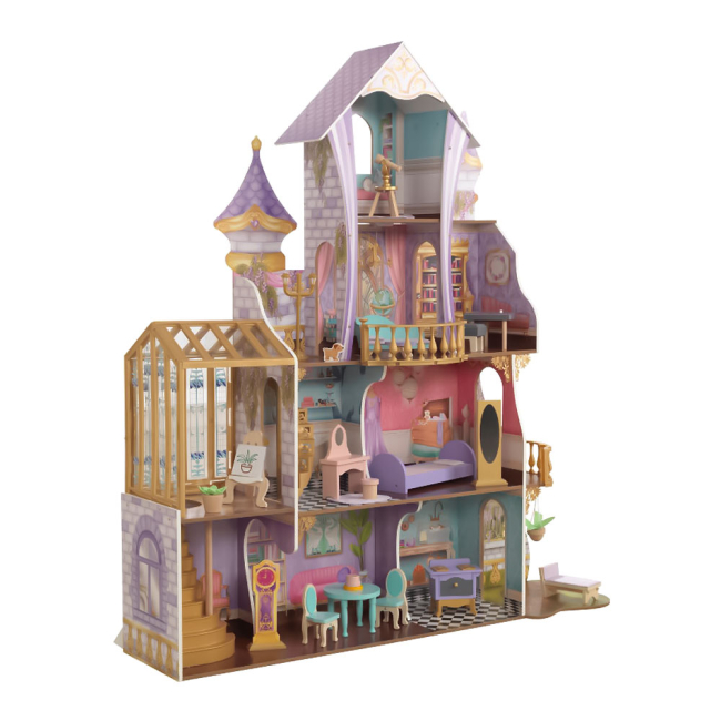 Меблі та будиночки - Ляльковий будиночок KidKraft Замок-оранжерея із ефектами (10153) (706943999837)