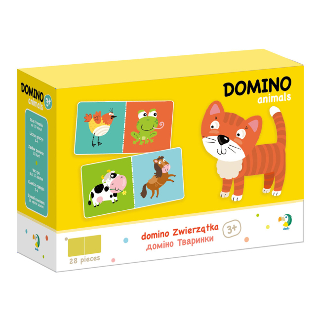 Настільні ігри - Настільна гра DoDo Доміно Тваринки-улюбленці (300137)