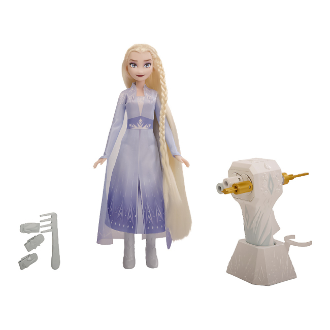 Куклы - Игровой набор Frozen 2 Модная прическа Эльзы (E6950/E7002)