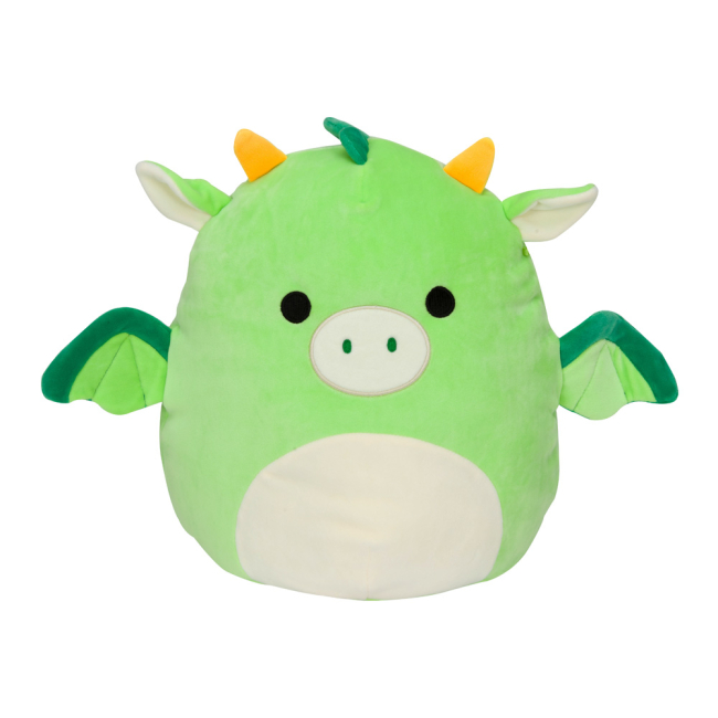 Персонажі мультфільмів - М'яка іграшка Squishmallows Зелений дракон Декстер 20 см (SQIF20-8GD)