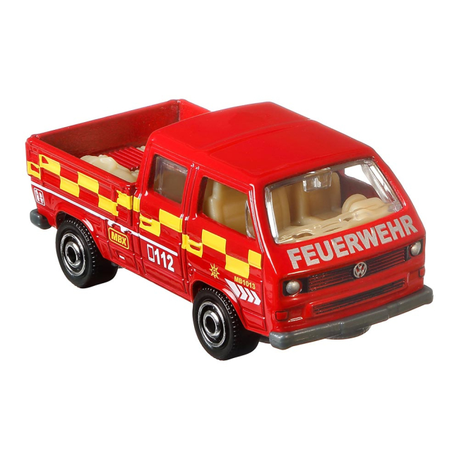 Транспорт и спецтехника - Автомодель Matchbox Best of Germany Пожарный Volkswagen Transporter 1990 1:64 (GWL49/GWL55)