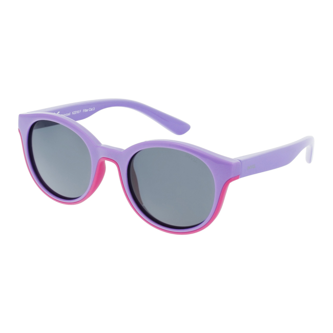 Солнцезащитные очки - Солнцезащитные очки INVU Kids Сиренево-розовые панто (K2016F)